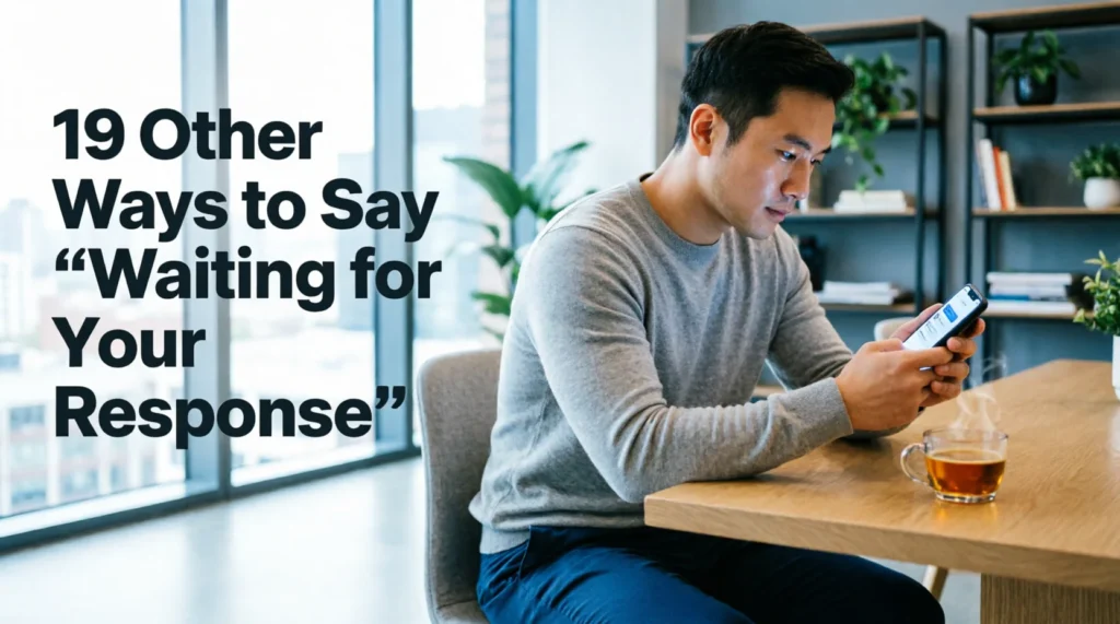 19 Other Ways to Say “Waiting for Your Response”