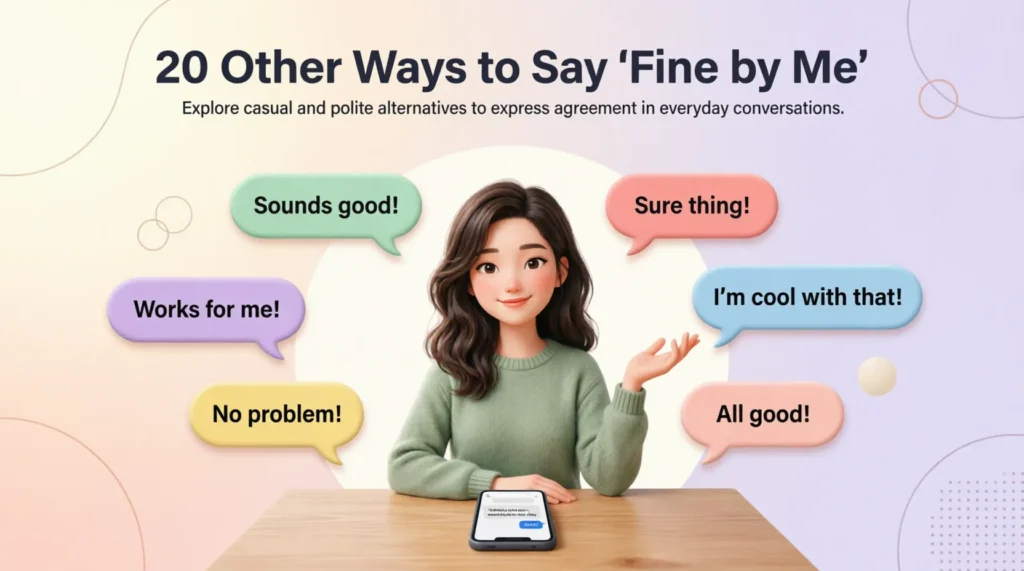 20 Other Ways to Say “Fine by Me”
