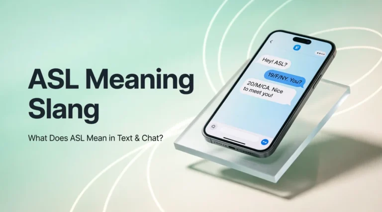 ASL Meaning Slang