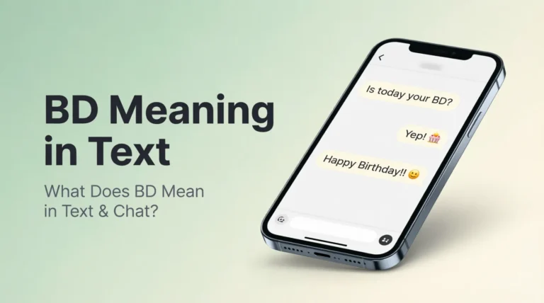 BD Meaning in Text