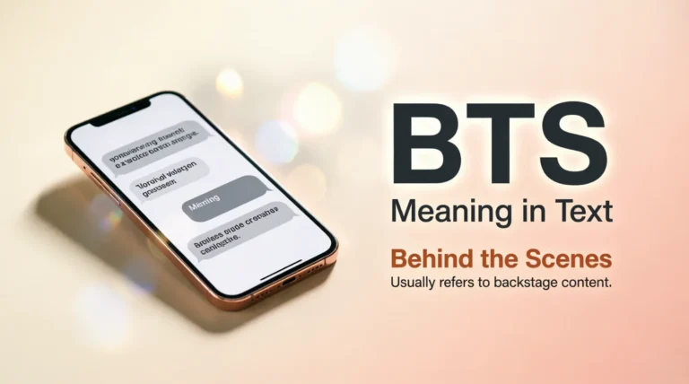 BTS Meaning in Text