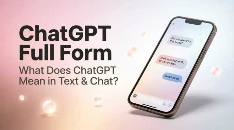 ChatGPT Full Form