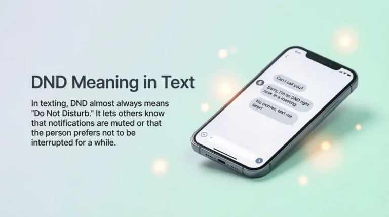 DND Meaning in Text