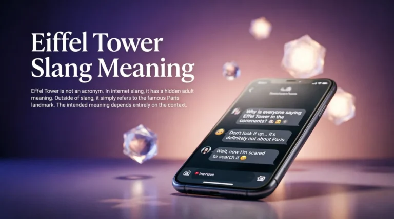 Eiffel Tower Slang Meaning