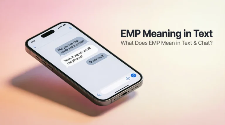EMP Meaning in Text