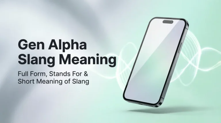 Gen Alpha Slang Meaning