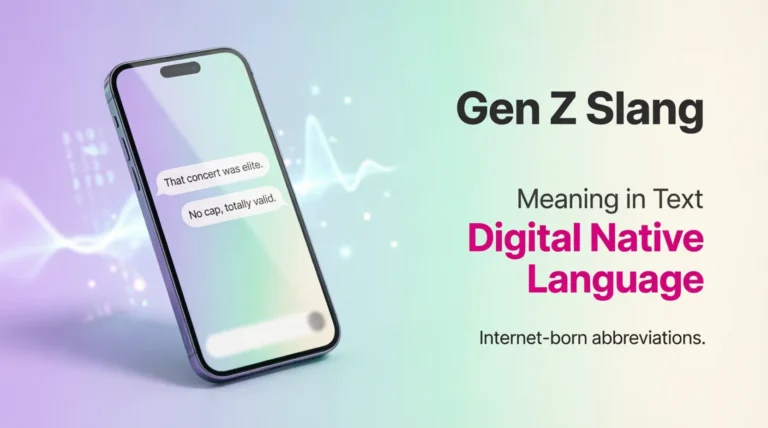 Gen Z Slang Meaning