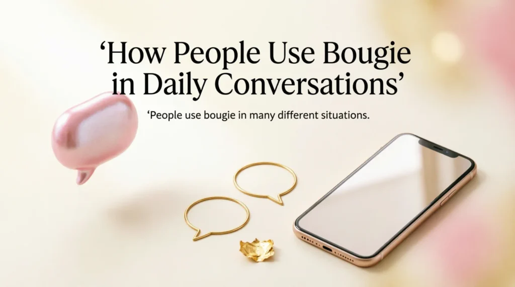 How People Use Bougie in Daily Conversations