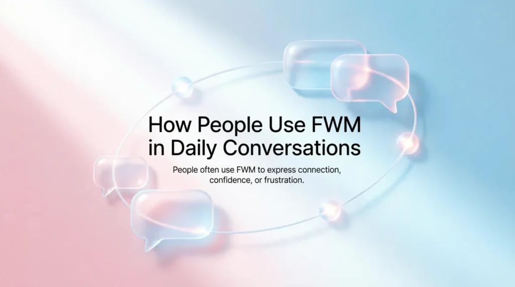 How People Use FWM in Daily Conversations