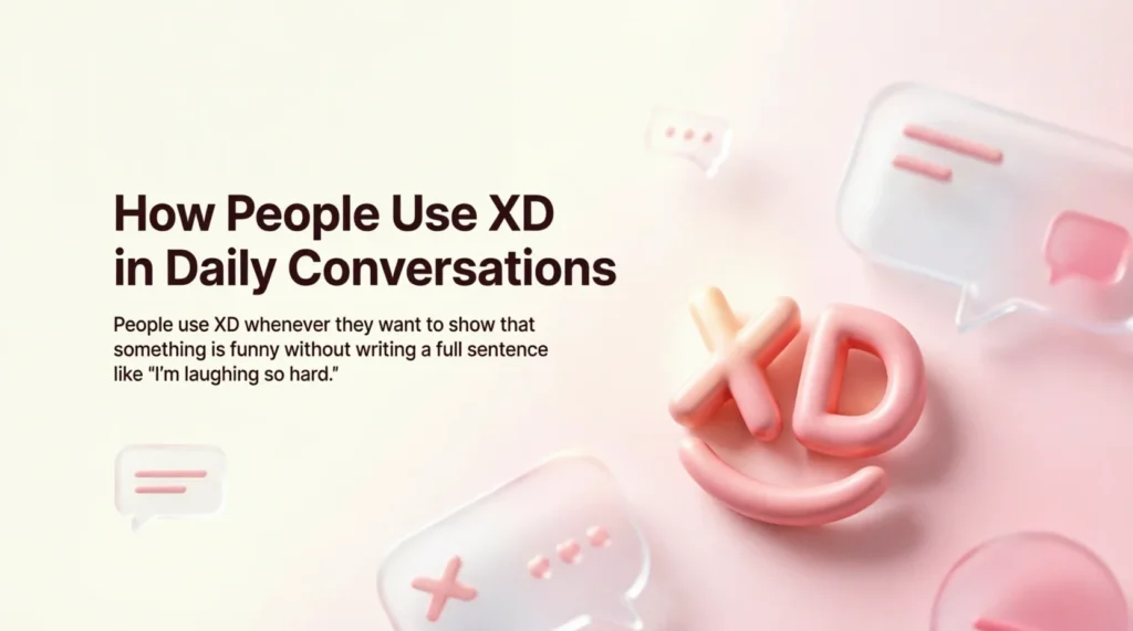 How People Use XD in Daily Conversations