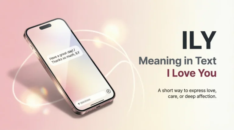 ILY Meaning