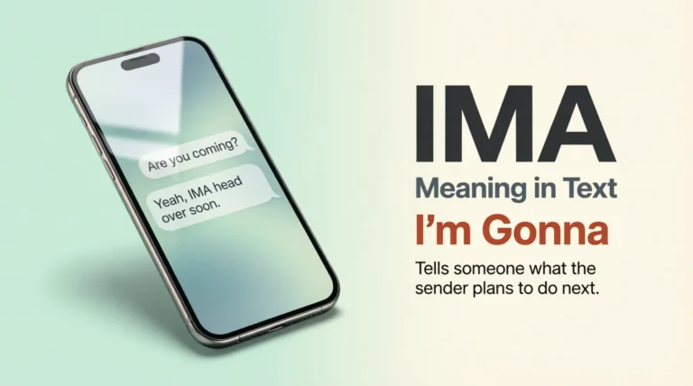 IMA Meaning in Text