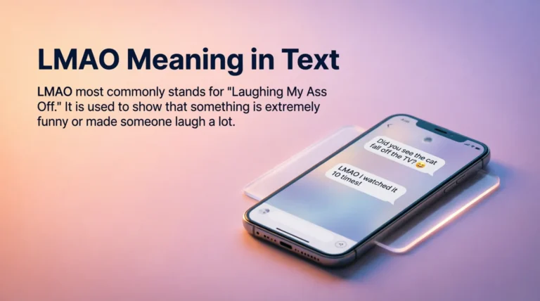 LMAO Meaning in Text