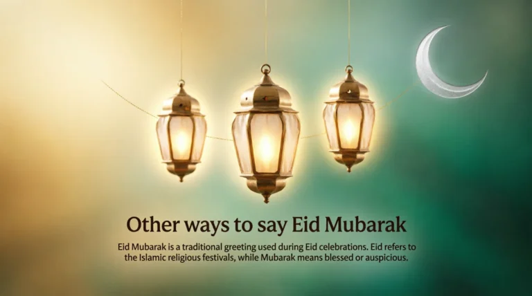 Other ways to say Eid Mubarak