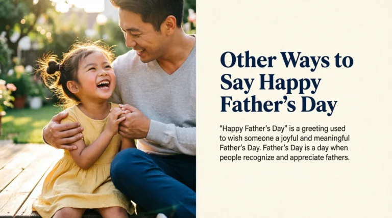 Other Ways to Say Happy Father's Day