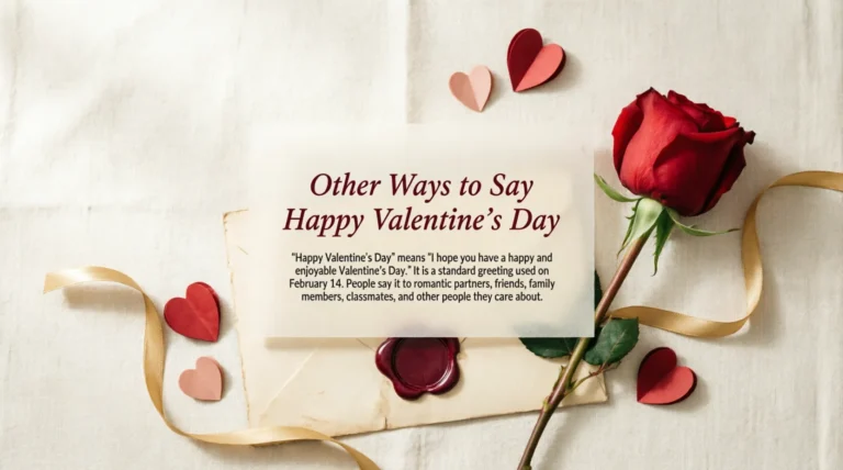 Other Ways to Say Happy Valentine's Day