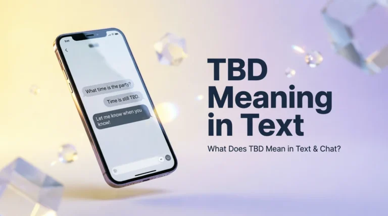 TBD Meaning in Text