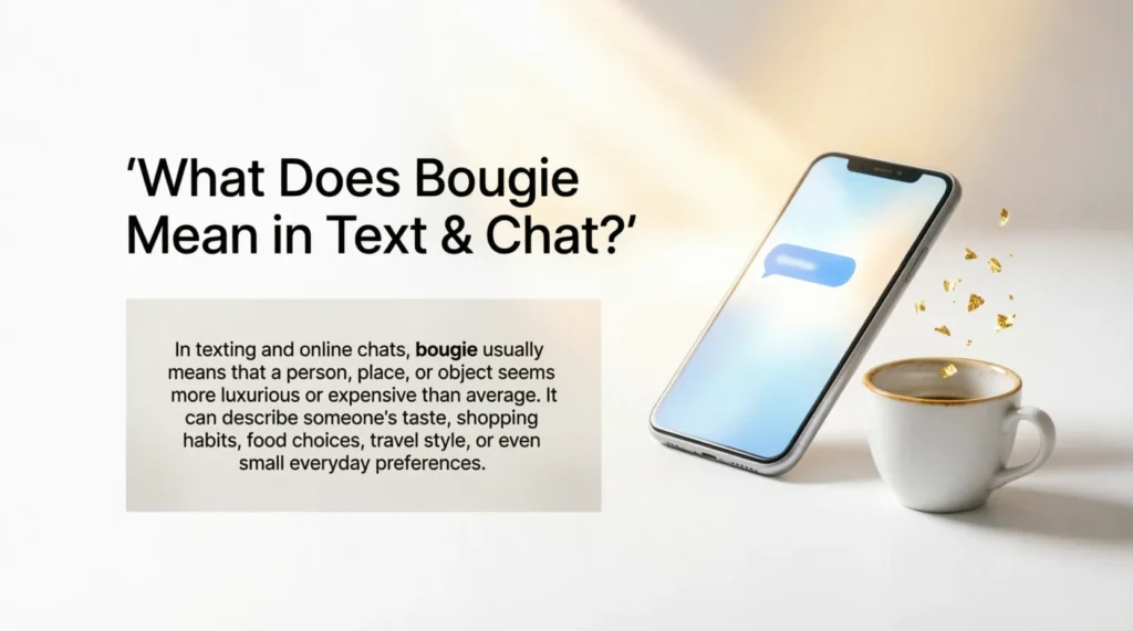 What Does Bougie Mean in Text & Chat?