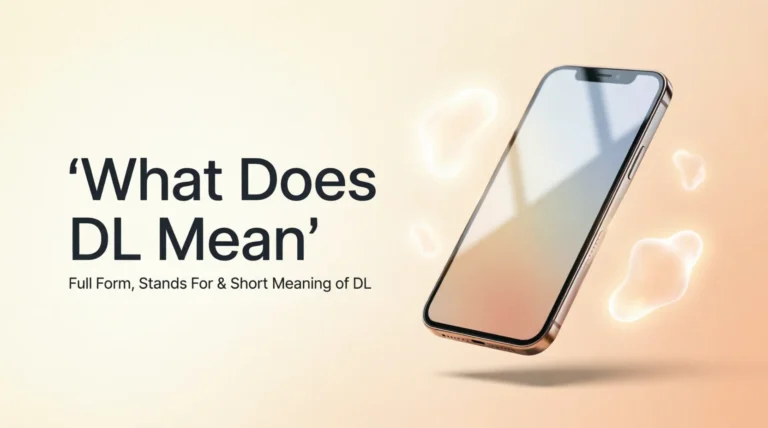 What Does DL Mean