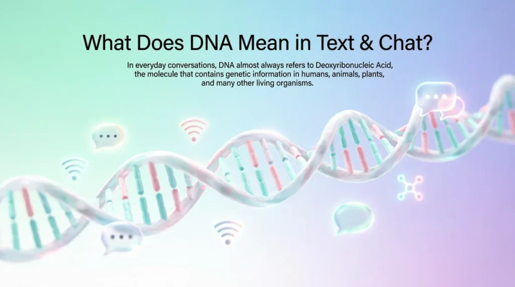 What Does DNA Mean in Text & Chat?