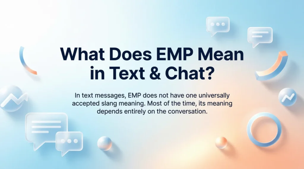 What Does EMP Mean in Text & Chat?