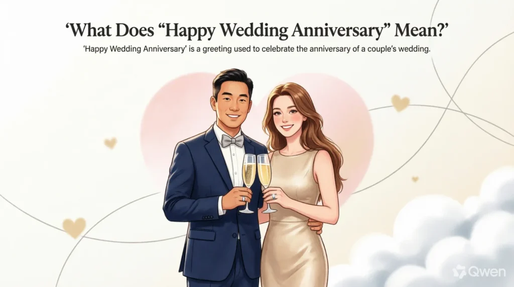 What Does “Happy Wedding Anniversary” Mean?