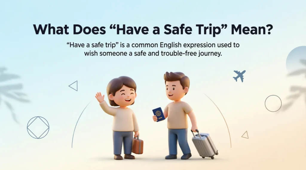What Does “Have a Safe Trip” Mean?