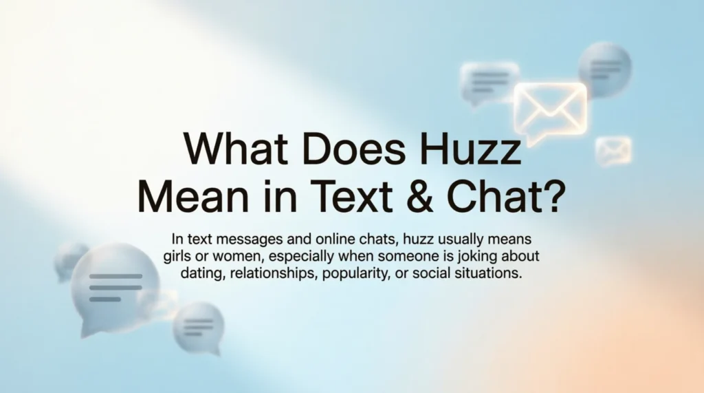 What Does Huzz Mean in Text & Chat?