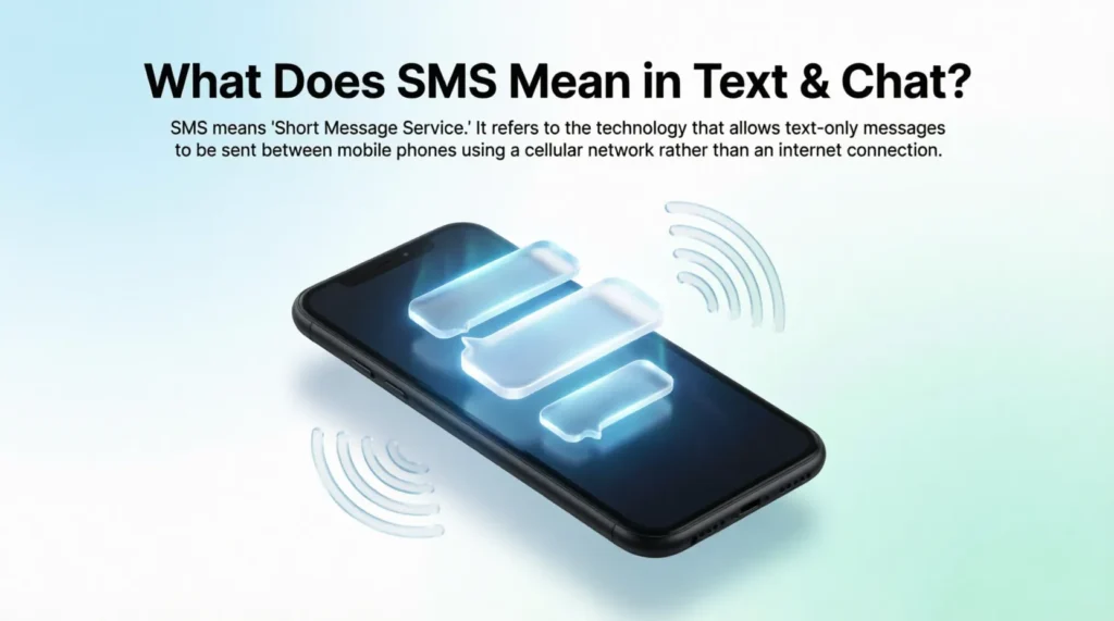 What Does SMS Mean in Text & Chat?