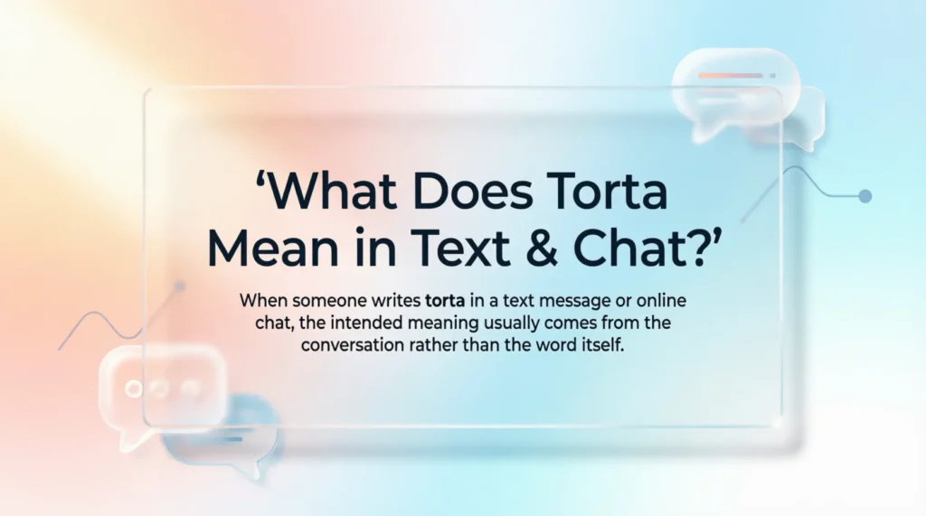 What Does Torta Mean in Text & Chat?