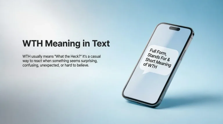 WTH Meaning in Text