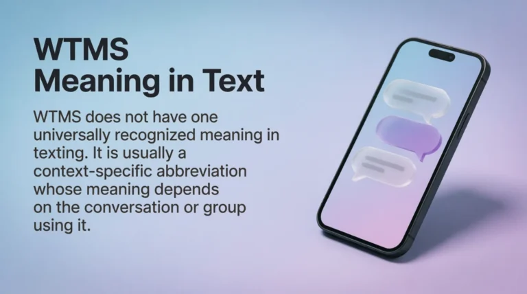 WTMS Meaning in Text