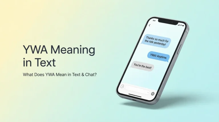 YWA Meaning in Text
