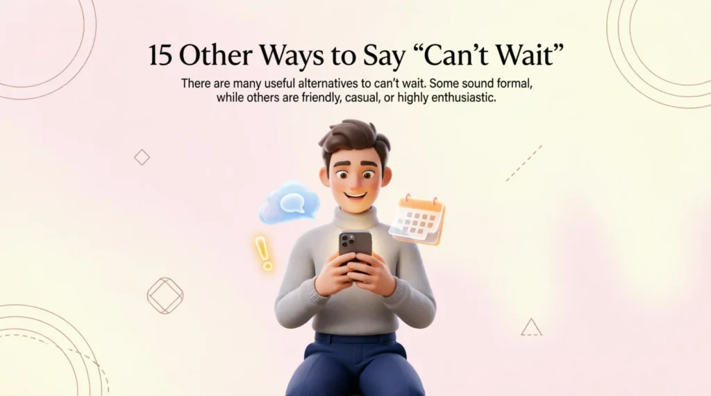 15 Other Ways to Say “Can’t Wait”