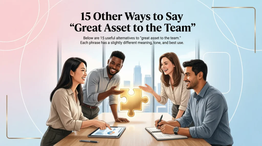 15 Other Ways to Say “Great Asset to the Team”