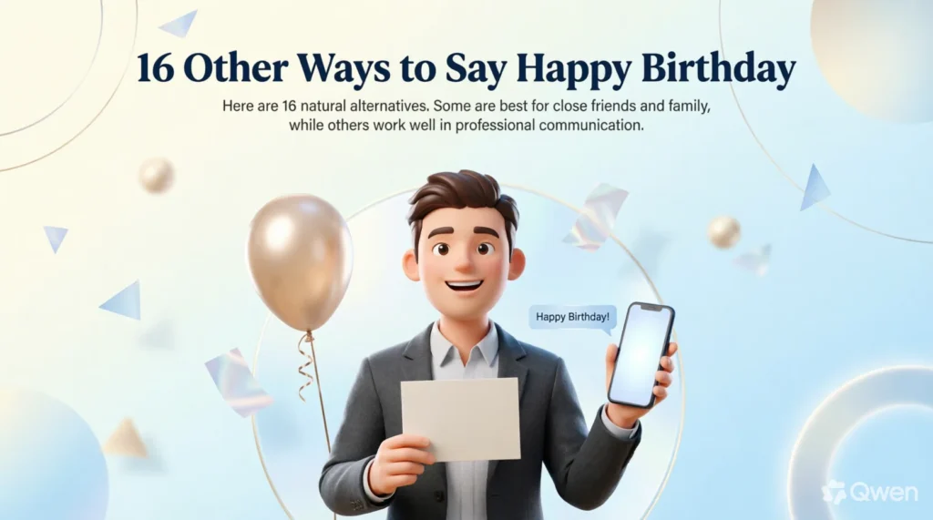 16 Other Ways to Say Happy Birthday