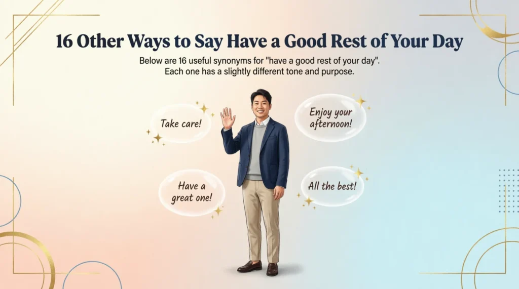 16 Other Ways to Say Have a Good Rest of Your Day