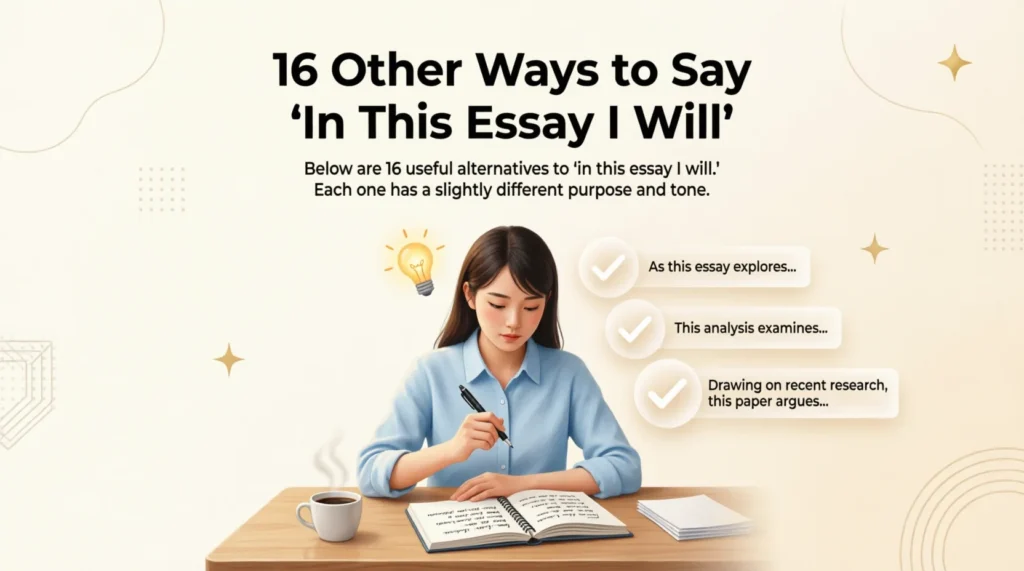 16 Other Ways to Say “In This Essay I Will”
