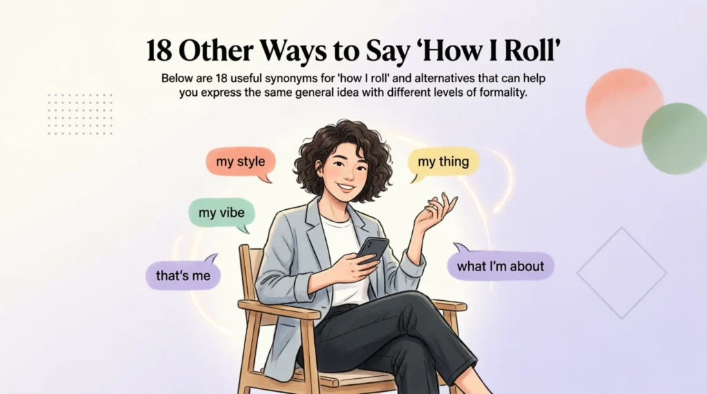 18 Other Ways to Say “How I Roll”