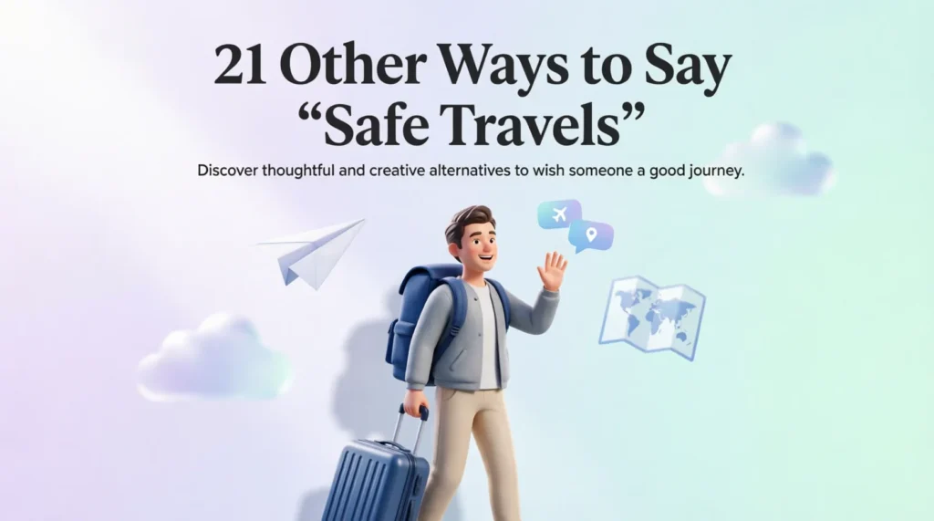 21 Other Ways to Say “Safe Travels”