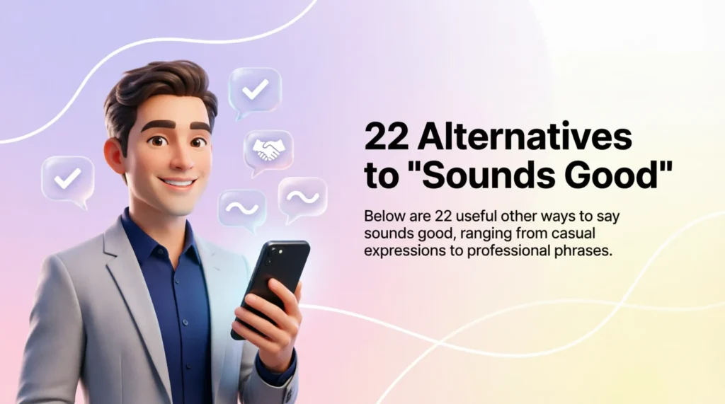 22 Alternatives to “Sounds Good”