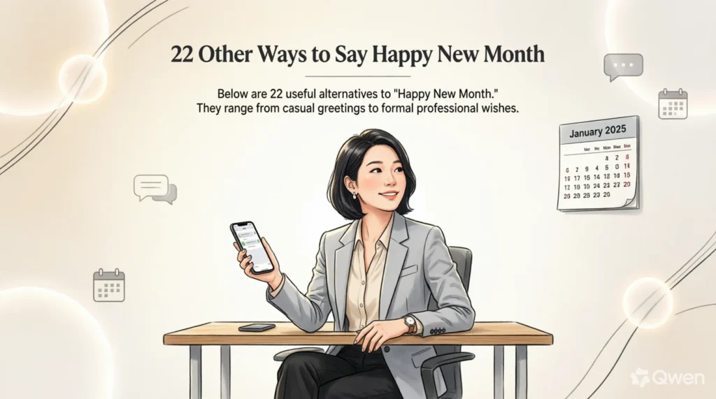 22 Other Ways to Say Happy New Month