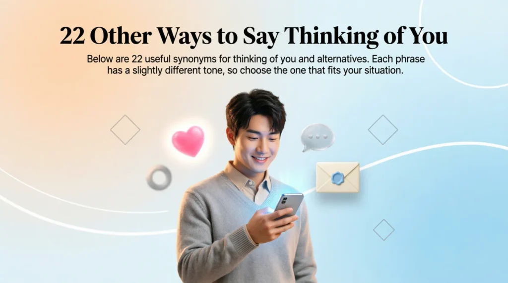 22 Other Ways to Say Thinking of You