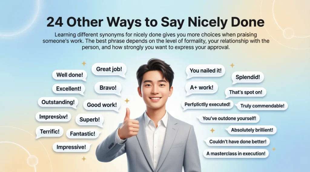 24 Other Ways to Say Nicely Done