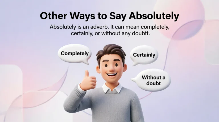 Other Ways to Say Absolutely