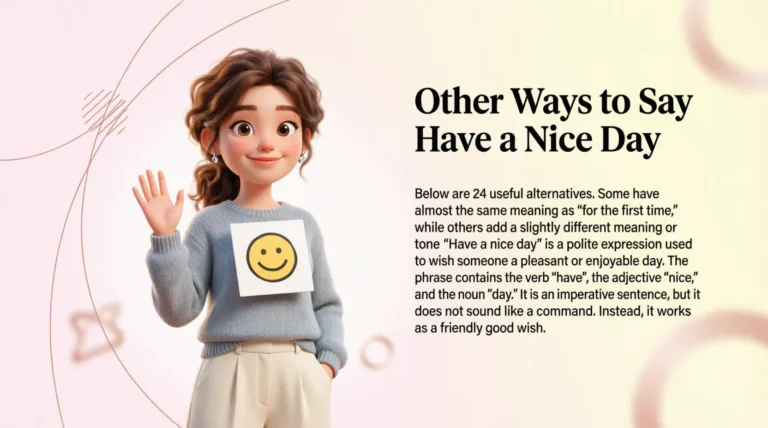 Other Ways to Say Have a Nice Day