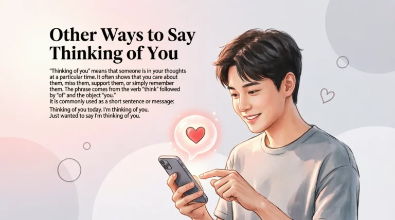 Other Ways to Say Thinking of You