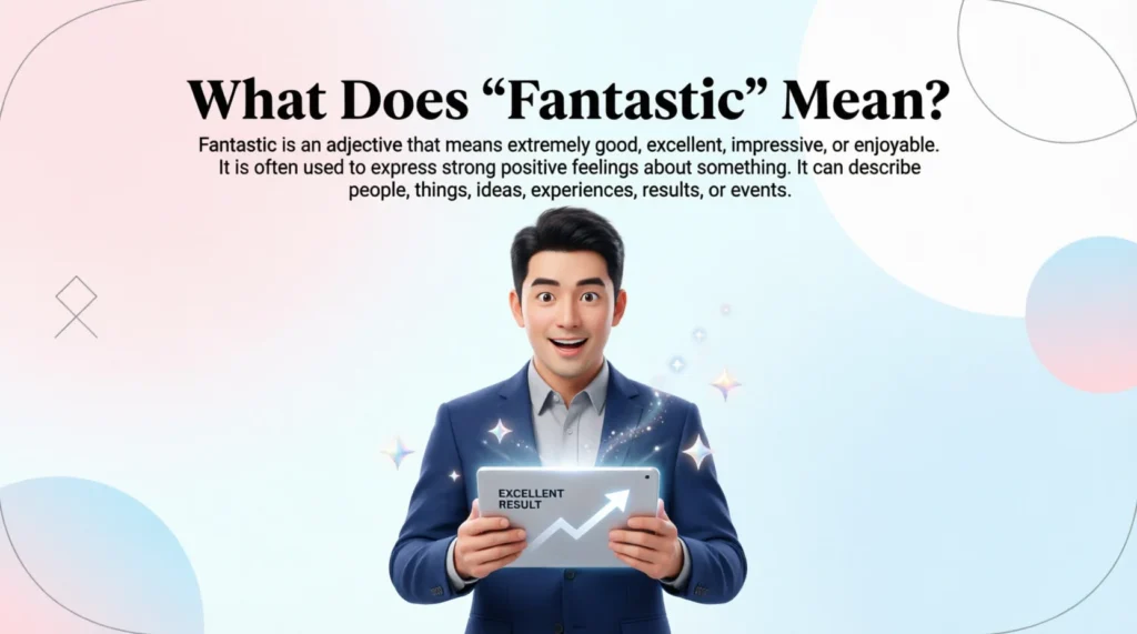 What Does “Fantastic” Mean?