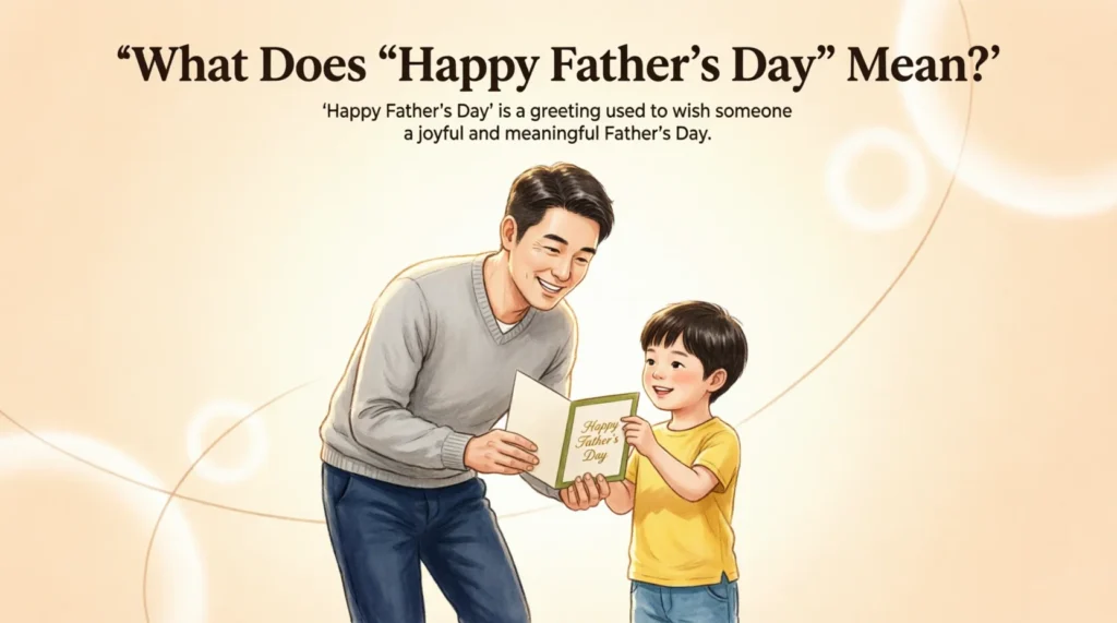 What Does “Happy Father’s Day” Mean?