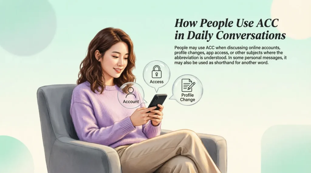 How People Use ACC in Daily Conversations